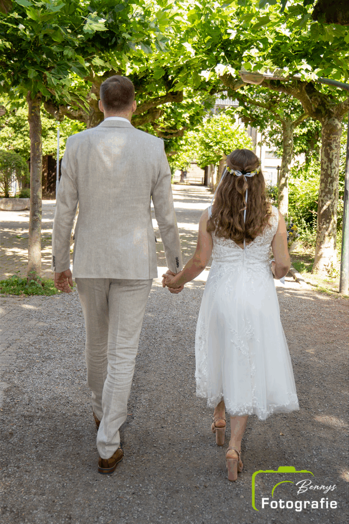Hochzeitspaar Allee